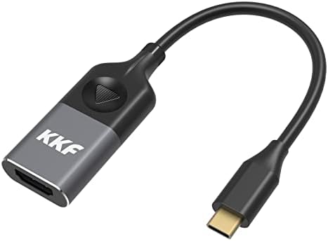 KKF USB סוג C עד 4K מתאם כבל HDMI 6ft | כבלי HDMI במהירות גבוהה, 4K @ 30Hz, Ultra HD, טלפון נייד לכבל מראה טלוויזיה | למחשב